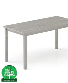 Borovicové stoly Stôl borovica ST104-150x75x75 grey