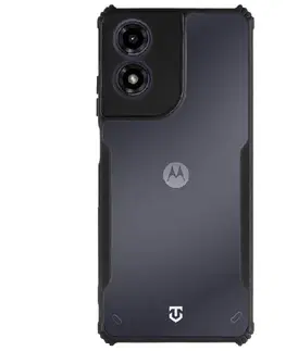 Puzdrá na mobilné telefóny Puzdro Tactical Quantum Stealth pre Motorola G04, transparentné/čierne 57983120830