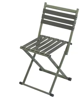 Záhradné stoličký a kreslá stolička kempingový skladacia s operadlom Cattara NATURE