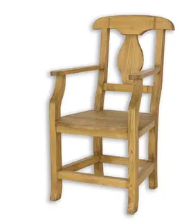 Jedálenské stoličky Rustik stolička KT707, jasný vosk