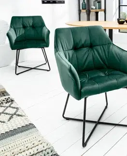 Stoličky - moderné LuxD Dizajnové kreslo Giuliana zelené