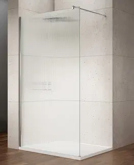 Sprchové dvere GELCO - VARIO CHROME jednodielna sprchová zástena na inštaláciu k stene, sklo nordic, 1400  GX1514-05