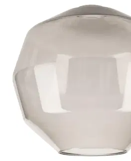 Lampy  Náhradné sklo HONI E27 pr. 25 cm šedá 