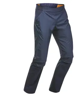nohavice Pánske nohavice FH900 na rýchlu turistiku ultraľahké modré