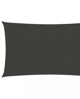 Stínící textilie Tieniaca plachta obdĺžniková HDPE 3,5 x 4,5 m Dekorhome Antracit