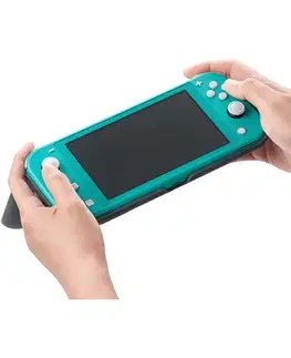 Príslušenstvo k herným konzolám Nintendo Switch Lite preklápacie puzdro a ochranná fólia, šedé HDH-A-CSSAA