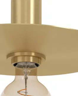 Stojacie lampy EGLO Stojacia lampa Escandell v mosadznej brúsená