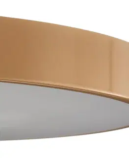 Stropné svietidlá TEMAR LIGHTING Stropné svietidlo Cleo v zlatej s difuzérom Ø 78cm