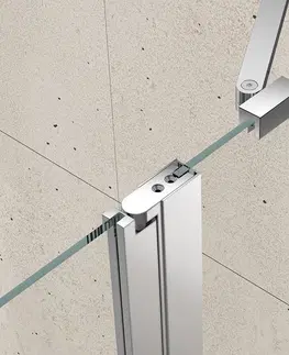 Sprchovacie kúty GELCO - LORO sprchové dvere s pevnou časťou 900 číre sklo GN4690