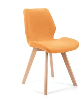 Jedálenské stoličky Moderné kreslo MIRKA, oranžová