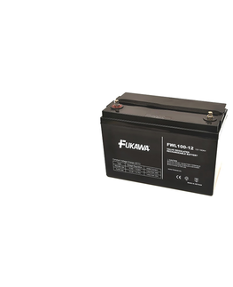 Predlžovacie káble Fukawa FUKAWA FWL 100-12 - Olovený akumulátor 12V/100 Ah/závit M6 