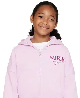Mikiny a svetre Nike Sportswear Trend Fleece Kids S