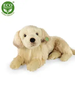 Plyšové hračky RAPPA - Veľký plyšový pes zlatý retriever 53 cm ECO-FRIENDLY
