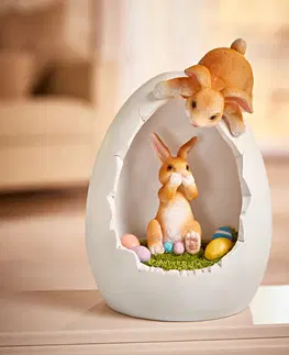 Drobné dekorácie a doplnky Dekorácia "Zajačiky vo vajíčku"