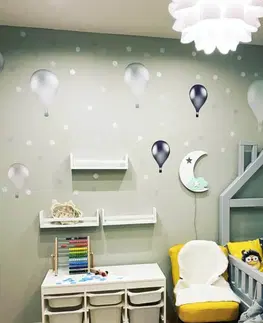 Nálepky na stenu Samolepiace balóny v nórskom štýle v mentolovej farbe