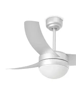 Ventilátory Stropný ventilátor s osvetlením Faro EASY 33416 sivá
