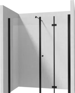 Sprchovacie kúty DEANTE/S - Sprchové dvere skladacie 100, pevná stena 40 KTSXN43P+KTS_N84P+KTS_N11X KERRIA/0170