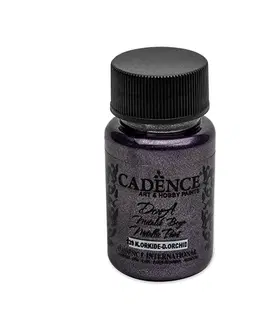 Hračky CADENCE - Farba akrylová Cadence D.Metalic, tm. fialová,50ml