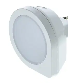 Svietidlá  LED Orientačné svietidlo so senzorom do zásuvky LED/0,4W/230V 3000K biela 