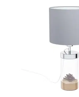 Lampy Eglo Eglo 99289 - Stolná lampa LIDSING 1xE27/40W/230V 