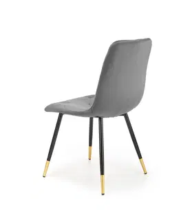 Jedálenské stoličky HALMAR K438 jedálenská stolička sivá / čierna