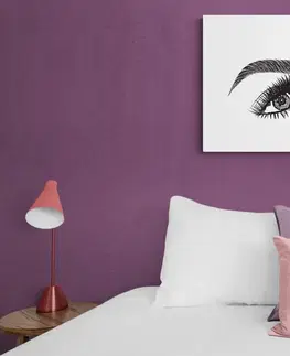 Obrazy ľudí Obraz minimalistické ženské oči