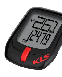 Športtestery Bezdrôtový cyklocomputer Kellys Direct WL Black-Red