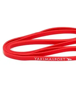 Gumy na cvičenie YAKIMASPORT Posilňovacia guma Power Band Loop  12 – 17 kg Red