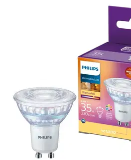 Žiarovky Philips LED Stmievateľná žiarovka Philips Warm Glow GU10/2,6W/230V 2200-2700K CRI 90 