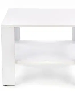 Konferenčné stolíky s úložným priestorom Konferenčný stolík Kwadro štvorcový biela 70