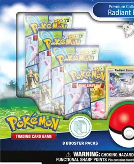 Hračky spoločenské hry pre deti ADC BLACKFIRE - Pokémon TCG Pokémon GO Radiant Eevee Premium Collection