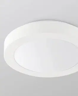 Stropné svietidlá FARO BARCELONA Kúpeľňové stropné svietidlo Logos, Ø 35 cm, biela