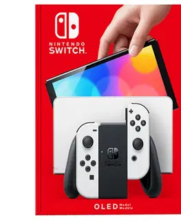 Herné konzoly Nintendo Switch – OLED Model, white, použitý, záruka 12 mesiacov HEG-S-KAAAA