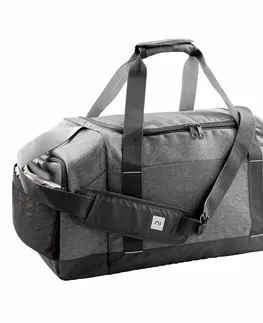 batohy Športová taška Academic 55 l čierno-sivá