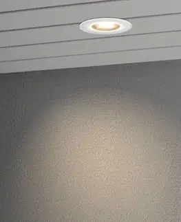Vonkajšie zápustné svietidlá Konstsmide Zapustené LED svietidlo 7875 strop exteriér, biele