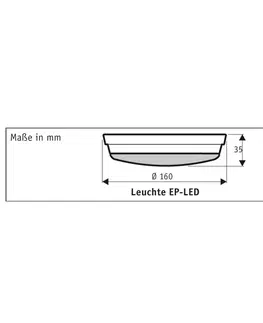 Príslušenstvo k ventilátorom CasaFan Prisadené LED svietidlo pre Eco Plano II, bronz