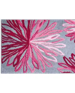 Koberce a koberčeky Grund Kúpeľňová predložka Art ružovo-sivá, 60 x 100 cm