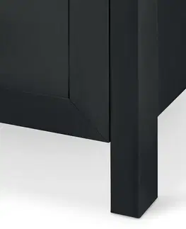 Dressers Vysoká komoda »Clara«, čierna