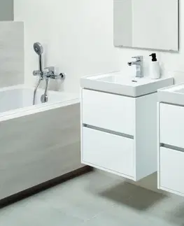 Kúpeľňa CERSANIT - SET B105 CREA 80, biely (skrinka + umývadlo) S801-279