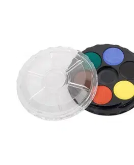 Hračky KOH-I-NOOR - Farby vodové okrúhle, sada 6 ks