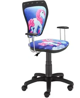 Otočné kreslá Kancelárska stolička Ministyle Pony