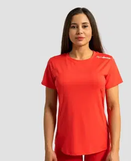 Tričká a tielka GymBeam Dámske športové tričko Limitless Hot Red  MM