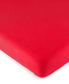 Plachty 4Home jersey prestieradlo červená, 180 x 200 cm