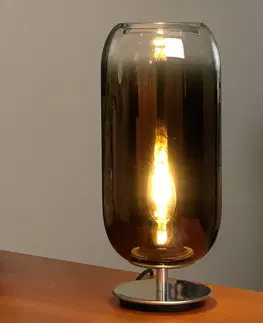 Stolové lampy Artemide Artemide Gople Mini stolová lampa bronz/strieborná
