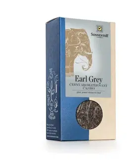 Čaje Sonnentor BIO Čierny čaj Earl Grey sypaný 90 g