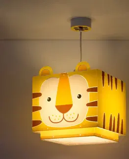 Závesné svietidlá Dalber Detské závesné svietidlo Little Tiger, 1 svetlo