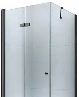 Sprchovacie kúty MEXEN/S - LIMA sprchovací kút 70x110, transparent, čierna 856-070-110-70-00