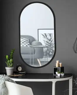 Zrkadlá s rámom Zrkadlo v ráme oválny cz 50x90