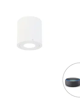 Bodove svetla Inteligentné kúpeľňové bodové biele okrúhle IP44 vrátane Wifi GU10 - Capa