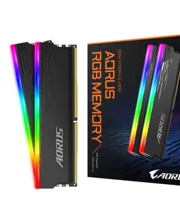 Pamäte Gigabyte AORUS 16 GB kit DDR4, 3733 MHz, RGB GP-ARS16G37